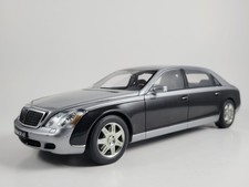 AUTOart 1:18 Maybach 62 LWB Diecast Model | Himalayas Grey / Caspian Black