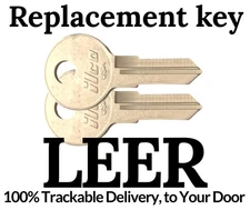 Leer Truck Cap Keys Truck Topper Replacement Key Cut to Code 001-020