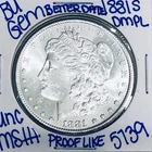 1881 S BU UNCIRCULATED MORGAN SILVER DOLLAR AUTHENTIC U.S.MINT FREESHIPPING 5739