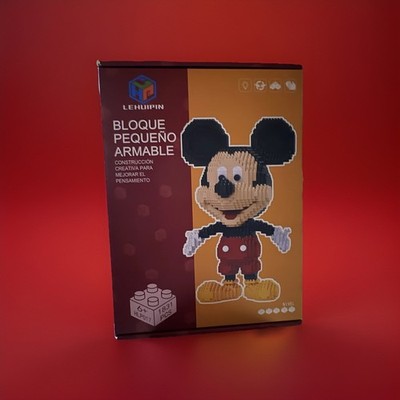 Micky Mouse 3D Model Micro Building Blocks Set, 1831 Pieces For Ages 6+