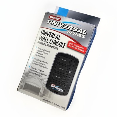 Genie GU4TG-R-R Universal 4-Button Garage Door Gate Remote New Open Box