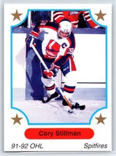 1991-92 7th Inning Sketch OHL Cory Stillman Rookie Windsor Spitfires RC #175