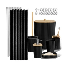 Clara Clark Bathroom Accessories Set - Bathroom Set, Bathroom Accessory Set, ...