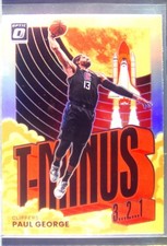 2021-22 Donruss Optic Paul George #9 Clippers T Minus 3...2...1 Holo