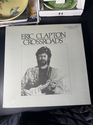 Eric Clapton Crossroads 4 CD Box Set 1988 PolyGram Complete W/ 30pg Booklet ***