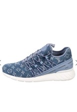 Louis Vuitton  Monogram Denim Blue Mens Sneak...