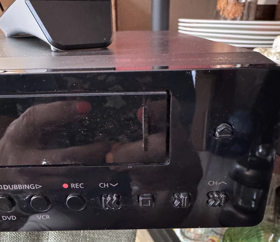 Samsung DVD-VCR Combo Player DVD-VR375 Dubbing 2 Way VHS/DVD Tested With Remote - Image 4 of 4