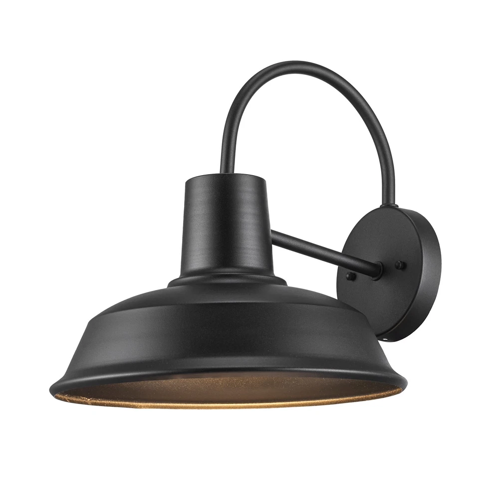 Trans Globe Lighting 50330 Tacoma 13" Tall Outdoor Wall Sconce - Black - Image 4 of 4