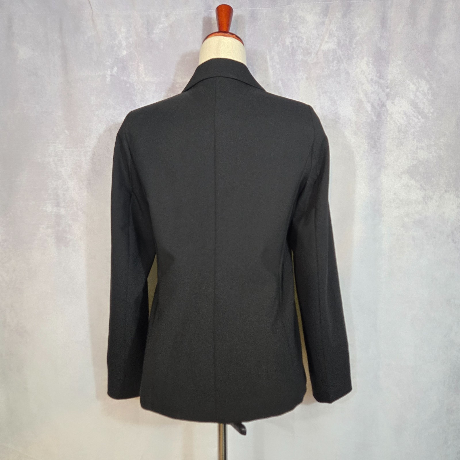 HALOGEN Single Button Blazer Jacket Solid Black C… - image 3