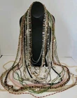 Lot Of Vintage Long And Super Long Beaded Necklaces Fashion Costume Jewelry
