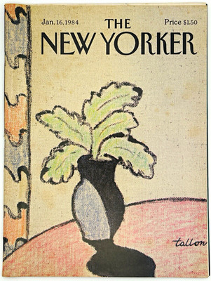 The New Yorker Jan 16 1984 Robert Tallon Cover William Steig Vintage Magazine