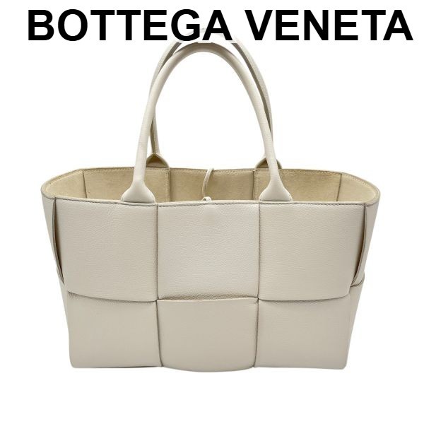 Bottega Veneta Arco Tote Bag White Leather 11x11x20 in