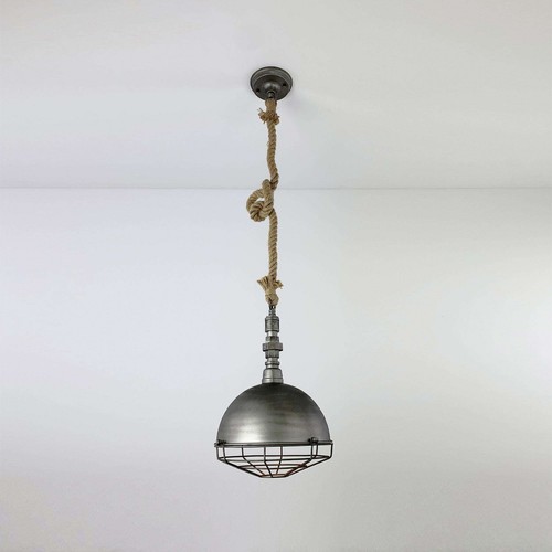 Lámpara Colgante Industrial Retro Vintage Edison Cuerda Pantalla Luz de Techo - Imagen 5 de 12
