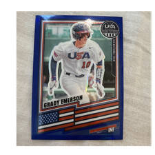 Panini 2026 USA Baseball Stars & Stripes Prizm Grady Emerson #155 /1299