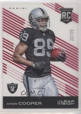 2015 Panini Clear Vision Rookie Red 22/25 Amari Cooper (Ball in One Hand) 08we