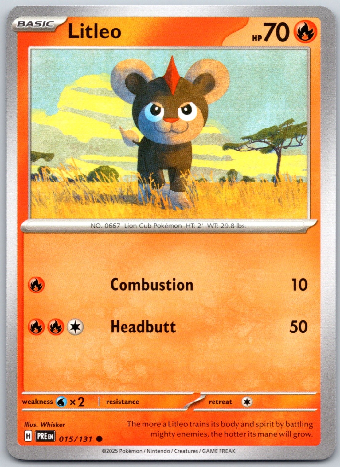 Litleo Normal Common SV: Prismatic Evolutions 015/131 NM