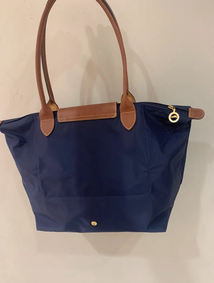 Longchamp Le Pliage azul marino grande Foto 2 de 4