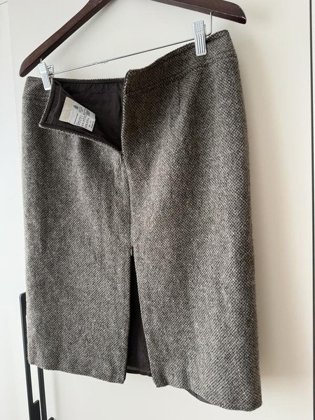 Women Max Mara Skirt Brown Wool S