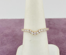 14kt Rose Gold 0.38ctw SI2-I1, I Diamond Contour Band Size 6 1016854-1