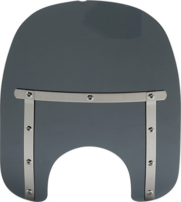 MEMPHIS SHADES Memphis Slim Windshield - 15'' - 7'' Headlight Cutout - Dark Black