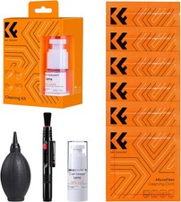 K F CONCEPT 9-in-1 Camera Lens Cleaning Kit for DSLR Camera Lens Filter Cell