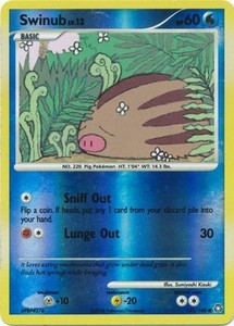 Swinub - 123/146 - Common - Reverse Holo - Legends Awakened #123 Pokemon TCG