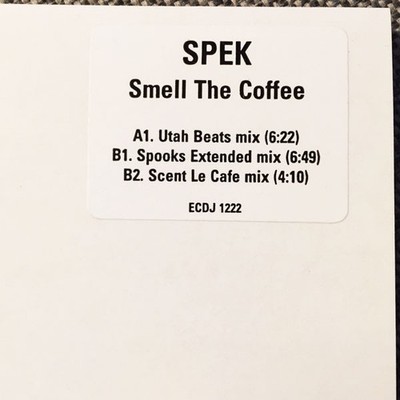 Spek - Smell The Coffee - Used Vinyl Record 12 - Promo - G5628z