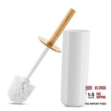 Toilet Brush, Toilet Bowl Brush and Holder Set, Bathroom Toilet Bowl White 1p