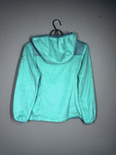 Free Country Mädchen Full Zip Fleece Kapuzen Übergangsjacke Aqua Gr. M (10/12) - Bild 3 von 3