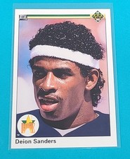 1990  Upper Deck  RC #13 Deion Sanders New York Yankees Baseball Card J6
