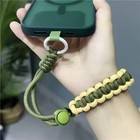 1pcs Handwoven Adjustable Mobile Phone Lanyard Wrist Strap Anti-Drop Rope - NEW