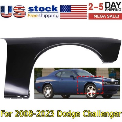 Primed Front Right Side Fender For 2008-2022 2023 Dodge Challenger 68275470AA