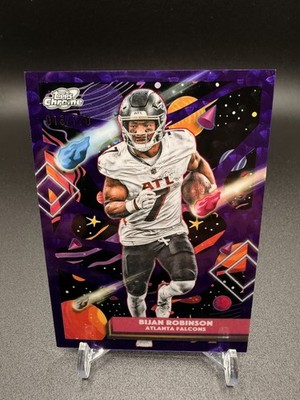 2025 Topps Cosmic Chrome Bijan Robinson Purple Nebula #4 /150