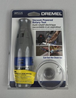Dremel VRT1-1/5 Vacuum Powered Rotary Tool Kit Fits 1-1/4  32mm Hoses New Sealed