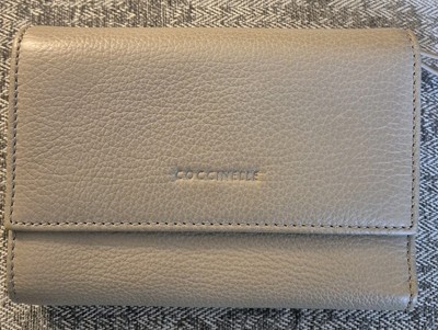 COCCINELLE  Women's Pebbled Soft Leather Wallet Handmade Vtg. Quality 5.50'' x4''