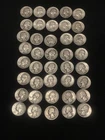 Roll Of Silver Quarters 1964 - 1935 40 Quarters 90% Silver