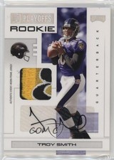 2007 Playoff NFL Playoffs Rookie /25 Troy Smith #133 Auto 1fl4