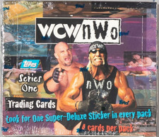1998 Topps WCW/nWo Sealed Wax Box Rey Mysterio Bill Goldberg Chris Jericho RC