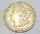 RARE 1921-D Morgan Dollar Very Fine ~35