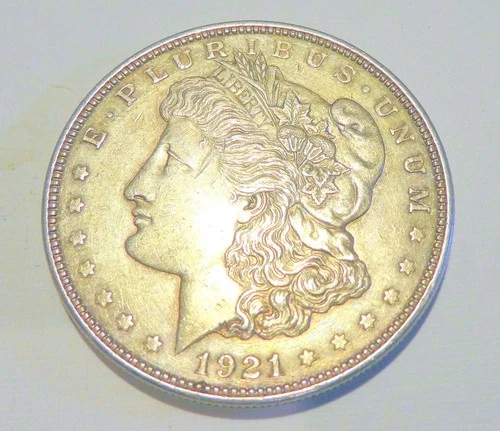 RARE 1921-D Morgan Dollar Very Fine ~35