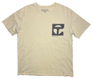 Telfar Pocket T Off White Color Tee Shirt Double Sided Men s Large Cotton