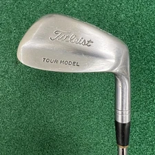 Titleist 1980s Tour Model Satin Forged Single 9 Iron Stiff Flex Steel Right Hand