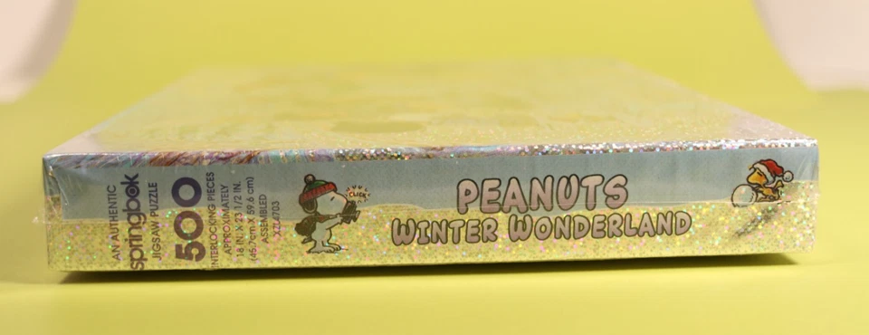 Rompecabezas Springbok 500 piezas PEANUTS Winter Wonderland nuevo *sellado* vintage Foto 4 de 4