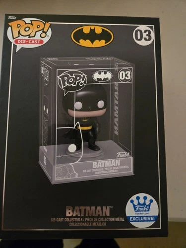 Funko POP! Die-Cast DC Comics Batman 1989 #03 Funko Shop Exclusive New in Box!
