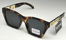 TRUE RELIGION Women's Tortoise Frame Gray Lens Designer Sunglasses TR57982 NEW