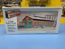 WALTHERS CORNERSTONE 933-3007  2 -STALL ENGINE HOUSE NEW