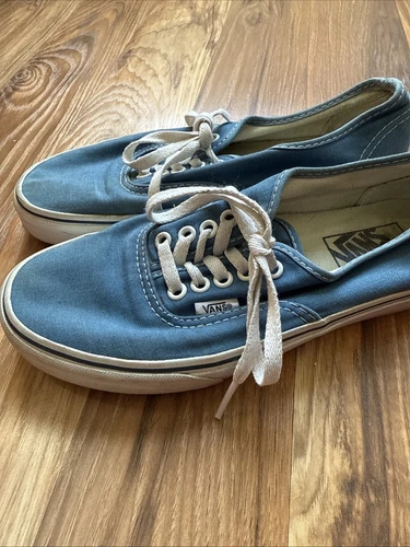 Vans Denim Sneakers Donna 8 Blu Scarpe da Skateboard Basse Lacciate Scarpa da Skate