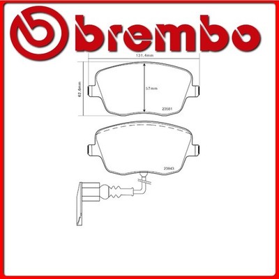 Kit pastiglie freno anteriore BREMBO P 56 036 NISSAN PRIMERA