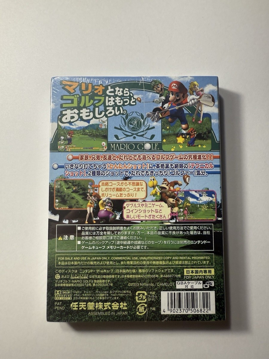 Mario Golf: Toadstool Tour (Nintendo GameCube, 2003) for sale