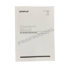Caterpillar Cat 501 501HD Tier 2 Track Harvester OPERATORS MAINTENANCE MANUAL